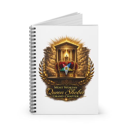 Queen Sheba Spiral Notebook — Grand Chapter Journal