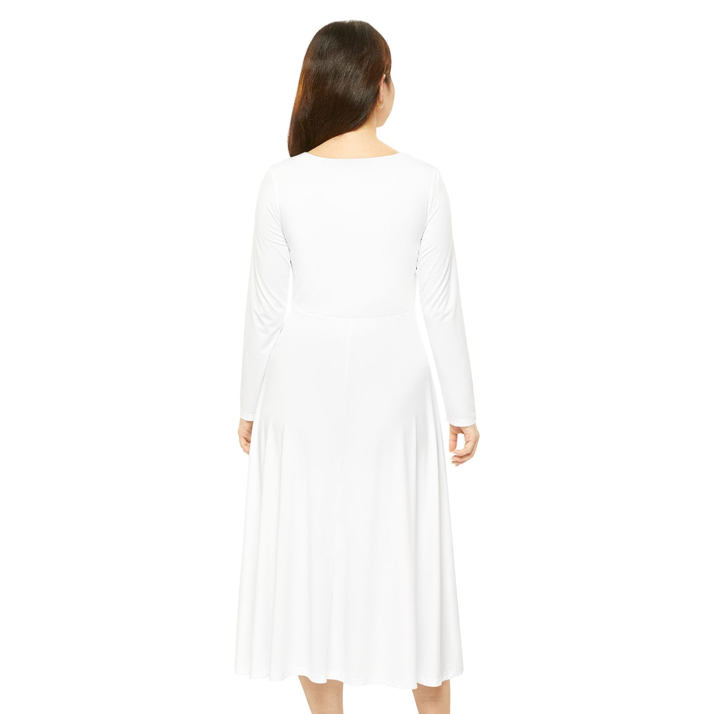 White Star Emblem Dress - Flowing A-Line