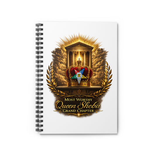Queen Sheba Spiral Notebook —  Grand Chapter Journal