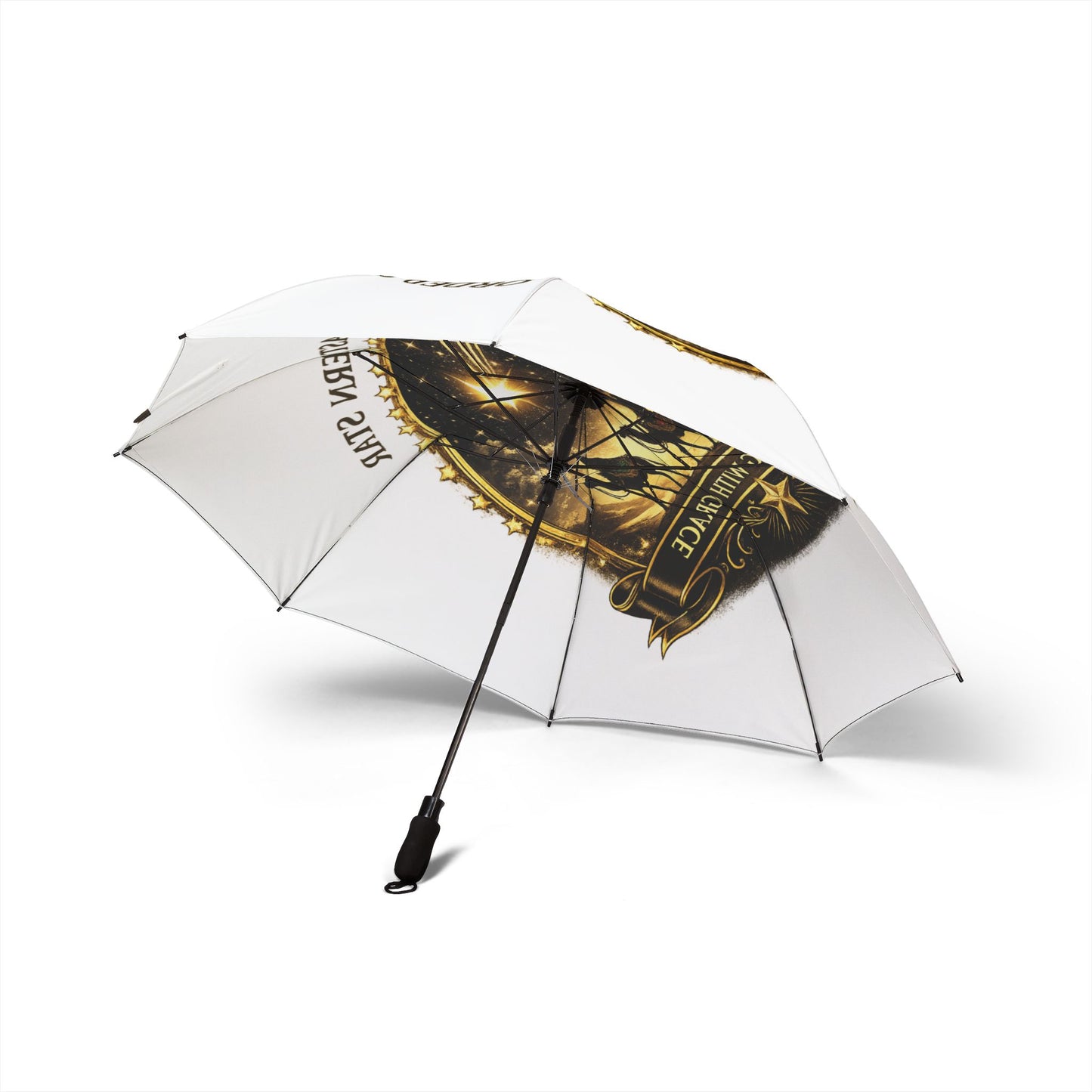 Traveling With Grace Foldable Umbrella— Nativity Design