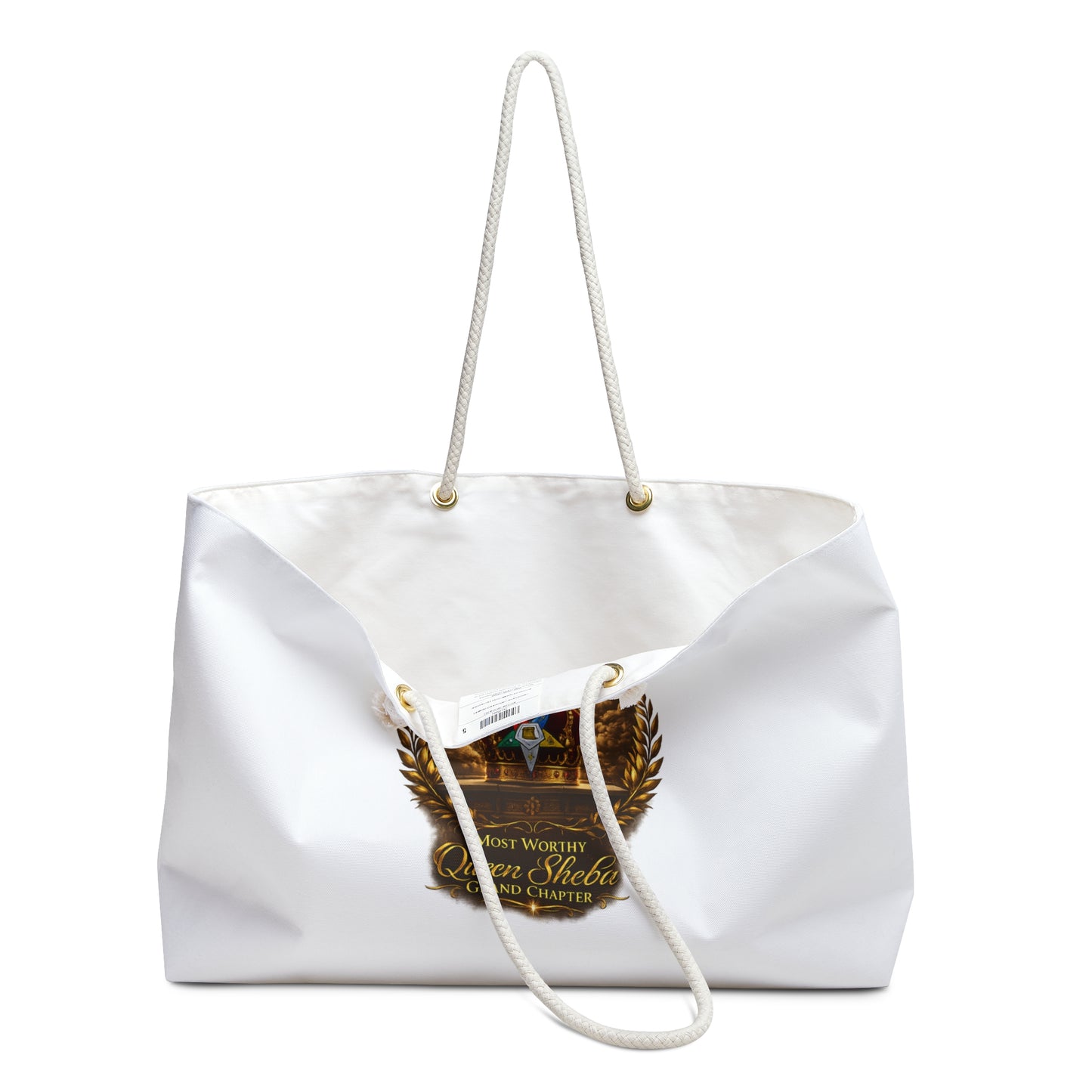 Queen Sheba Weekender Bag — 'Queen's Reign' Design Travel Tote