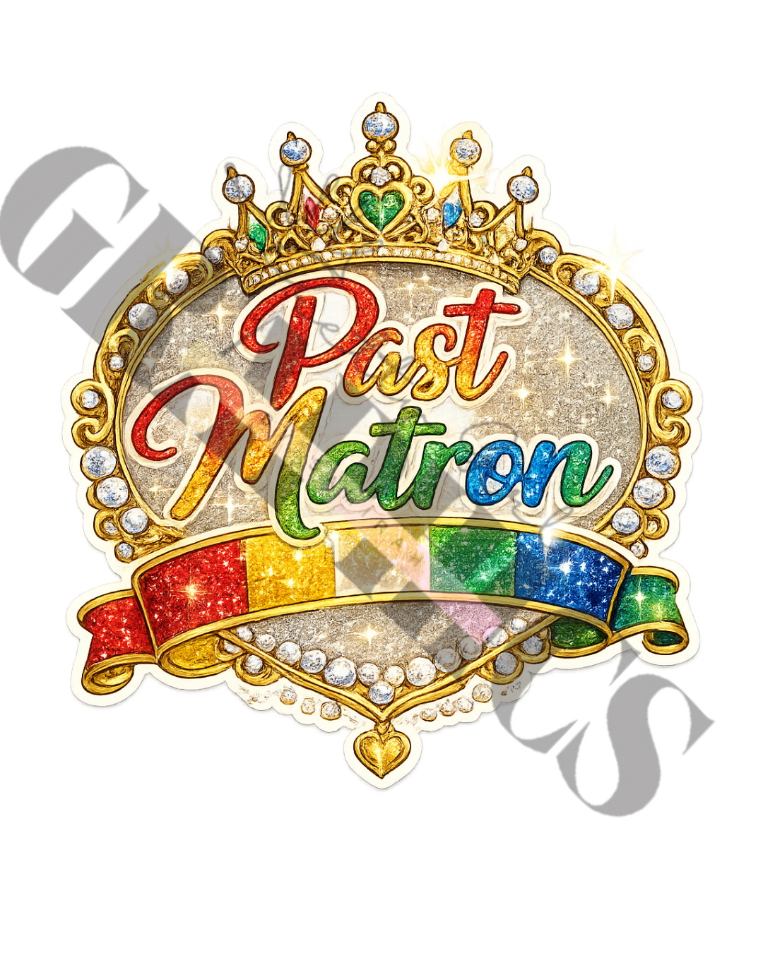 OES Past Matron Sticker – Digital Download