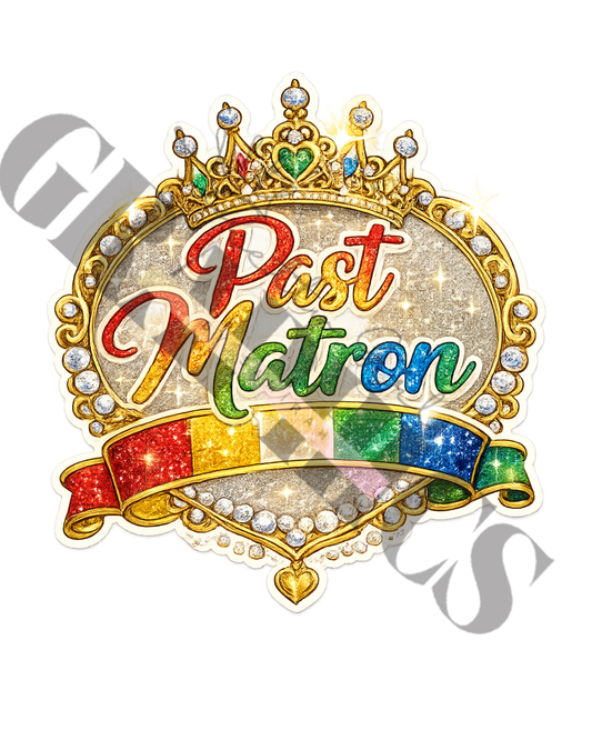 OES Past Matron Sticker – Digital Download