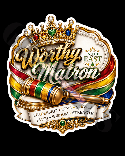OES Worthy Matron In The East Sticker – Digital Download